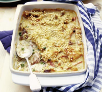 Sherried turkey & ham bake recipe | BBC Good Food image