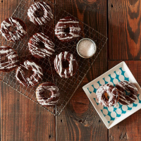 Chocolate-Glazed Mochi Doughnuts | Allrecipes image
