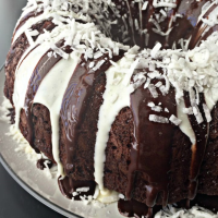 Chocolate Macaroon Tunnel Cake - Just like the old box mix ... image