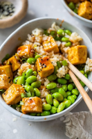 Spicy Sriracha Tofu Rice Bowls (Air Fryer or Oven ... image