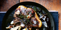 T-Bone Steak with Thyme and Garlic Butter Recipe | Epicurious image