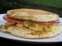 Breakfast Pancake Sandwich Recipe - Food.com image