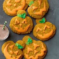 Jumbo Jack-o'-Lantern Cookies Recipe: How to Make It image