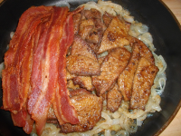 Beef or Pork Liver, With Bacon and Onions (For 2) Recipe ... image