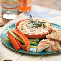 White Bean Dip with Rosemary and Sage Recipe | MyRecipes image