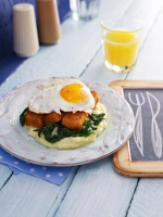 Fish Sticks with Fried Eggs recipe | Eat Smarter USA image