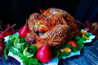 Oil-Less Fried Turkey | Just A Pinch Recipes image