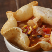 Chicken Tortilla Bowl Soup Recipe by Tasty image