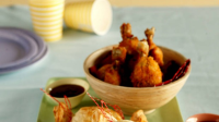 Mini chicken drumsticks Recipe | Good Food image