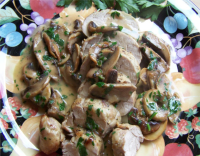 Pork Tenderloin With Mushroom Pan Sauce Recipe - Food.com image