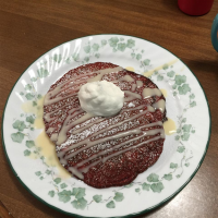 Dessert for Breakfast - Red Velvet Pancakes Recipe ... image