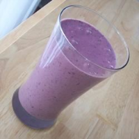 Blueberry, Banana, and Peanut Butter Smoothie Recipe ... image