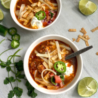 Chicken Enchilada Slow Cooker Soup Recipe | Allrecipes image