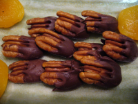 Chocolate-Dipped Pecans Recipe - Food.com image