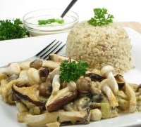Exotic Mushroom Stroganoff | BBC Good Food image