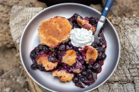 Dutch Oven Blueberry Cobbler - Fresh Off The Grid image