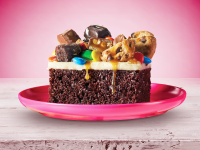 Candy Bar Chocolate Cake - Hy-Vee Recipes and Ideas image