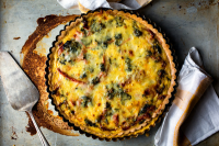 Quiche With Red Peppers and Spinach Recipe - NYT Cooking image