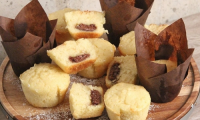 Nutella Stuffed Vanilla Muffins Recipe | Laura in the ... image