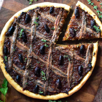 Pissaladiere (Onion, Olive, and Anchovy Pizza) | Allrecipes image