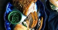 Rack of roast pork | Gourmet Traveller image