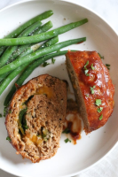 Cheese Stuffed Turkey Meatloaf Recipe - Skinnytaste - Delicious Healthy Recipes Made with Real Food image