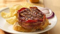 Grilled Meatloaf Patties Recipe - BettyCrocker.com image