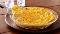 Impossibly Easy Mac and Cheese Pie Recipe - BettyCrocker.com image