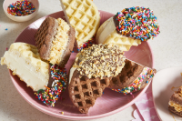 Toasted Waffle Ice Cream Sandwich Recipe | Allrecipes image