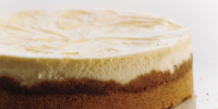 Lemon Curd Marbled Cheesecake Recipe Recipe | Epicurious image