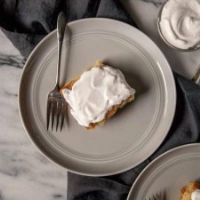 Vegan Tres Leches Cake with Rum Spiked Coconut Whipped ... image