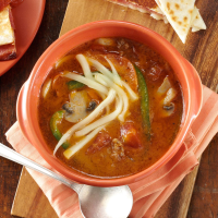 Pizza Soup Recipe: How to Make It - Taste of Home image