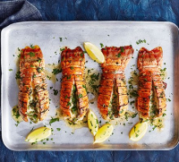 Grilled lobster tails with lemon & herb butter recipe ... image