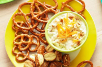 Crunchy Cheddar Pretzel Dip Recipe | Hidden Valley® Ranch image