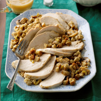 Slow-Cooked Turkey with Herbed Stuffing Recipe: How to Make It image