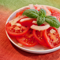 Chrissy's Sweet 'n' Sour Tomato Salad Recipe | Allrecipes image