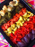 Rainbow Vegetables Recipe – Easy Healthy Oven Roasted ... image