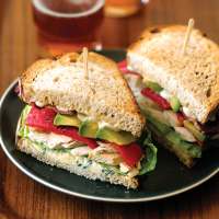 Chicken, Bacon, and Blue-Cheese Sandwiches Recipe image