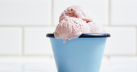 Raspberry Ice Cream Recipe - PureWow image
