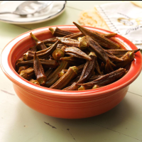 Air-Fryer Okra with Smoked Paprika Recipe: How to Make It image