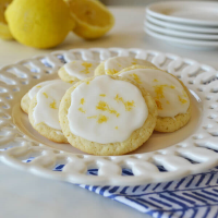 Frosted Lemon Cookies Recipe | Land O’Lakes image