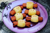 Spooky Spider Halloween Hot Dogs Recipe | Allrecipes image