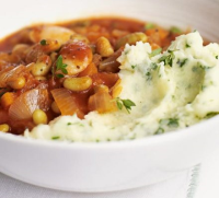 Somerset stew with cheddar & parsley mash recipe | BBC ... image