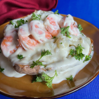 Shrimp-Stuffed Baked Potatoes | Allrecipes image