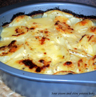 Sour Cream and Chive Potato Bake Recipe - Food.com image