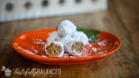Pumpkin Snowball Cookies – Tastefully Balanced image