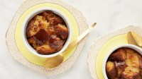 Mini Bourbon Bread Puddings Recipe | Martha Stewart image