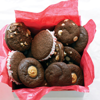 Chocolate Peanut Butter Thumbprint Cookies Recipe | MyRecipes image