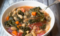 Vegetarian Tuscan Vegetable Soup Recipe by Emma Alpern image