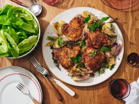 Wine-Braised Chicken With Artichoke Hearts Recipe - NYT ... image